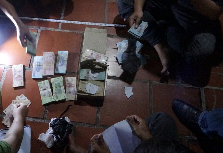 Số tài sản được cơ quan Công an thu hồi được.