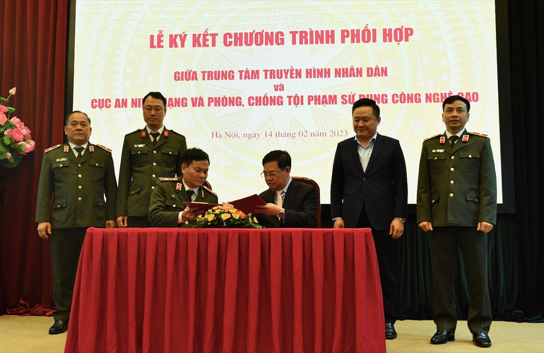 Quang cảnh Lễ ký kết. (Ảnh: Minh Tuấn) Quang cảnh Lễ ký kết. (Ảnh: Minh Tuấn)