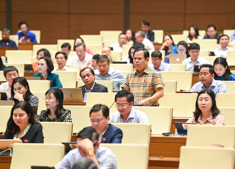 Đại biểu Nguyễn Duy Thanh (đoàn Cà Mau). Ảnh: Duy Linh Đại biểu Nguyễn Duy Thanh (đoàn Cà Mau). Ảnh: Duy Linh