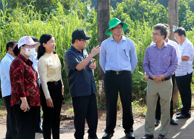 Đoàn đại biểu Quốc hội tỉnh Đồng Nai giám sát quản lý đất đai, xây dựng tại huyện Trảng Bom.