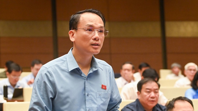 Đại biểu Lưu Bá Mạc (đoàn Lạng Sơn).