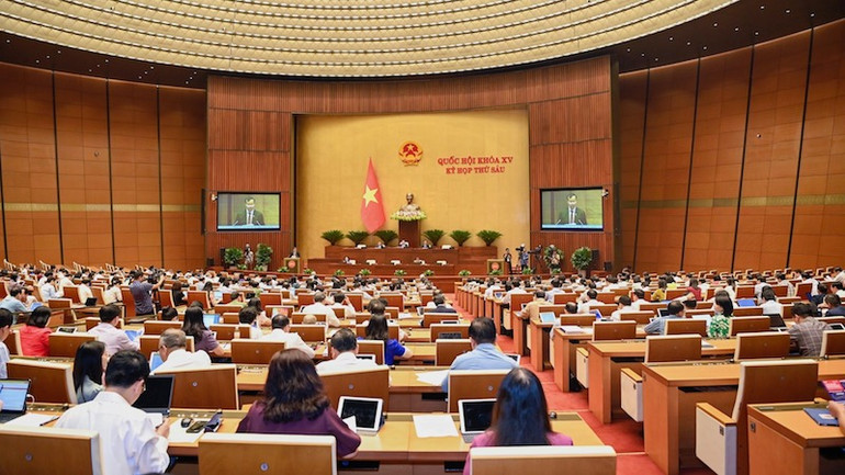 Toàn cảnh phiên họp. Ảnh: Duy Linh