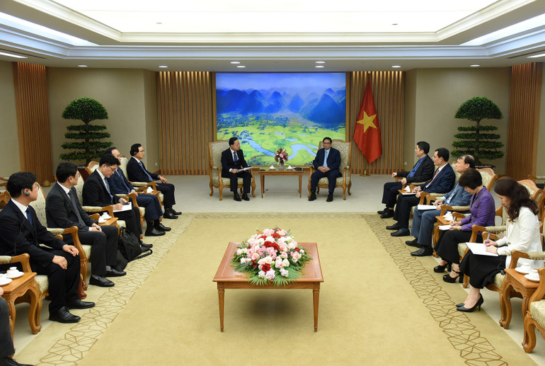 Quang cảnh buổi tiếp.