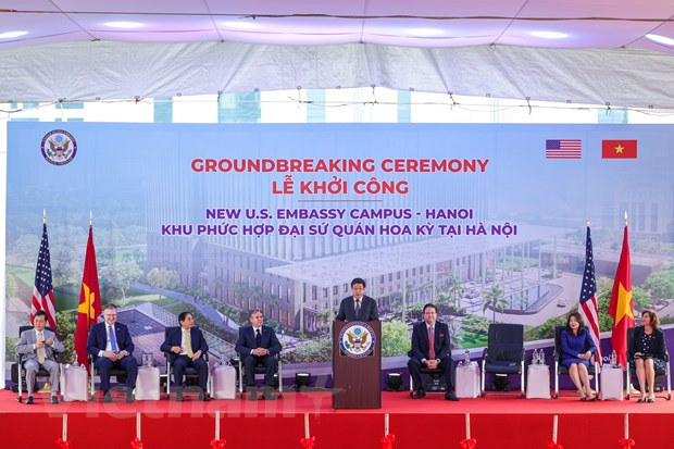 Phó Chủ tịch Ủy ban nhân dân thành phố Hà Nội Dương Đức Tuấn phát biểu tại sự kiện. (Ảnh: Vietnam+) Phó Chủ tịch Ủy ban nhân dân thành phố Hà Nội Dương Đức Tuấn phát biểu tại sự kiện. (Ảnh: Vietnam+)