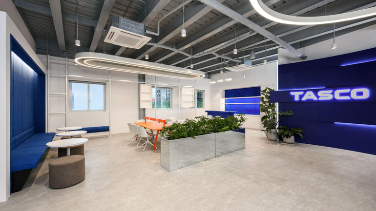 Văn phòng hiện đại của Tasco tại chi nhánh Tân Cảng - TP. Hồ Chí Minh. Văn phòng hiện đại của Tasco tại chi nhánh Tân Cảng - TP. Hồ Chí Minh.