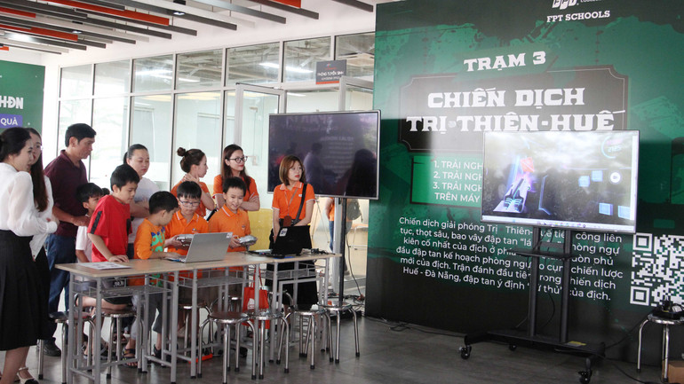 Ngày hội cũng giúp các em phát triển các kỹ năng mềm.