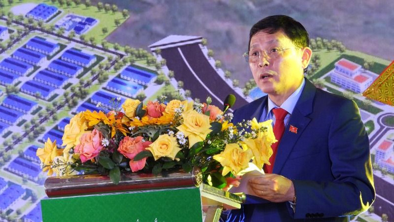 Phó Chủ tịch Thường trực Ủy ban nhân dân tỉnh Đắk Lắk Nguyễn Tuấn Hà phát biểu tại buổi lễ.