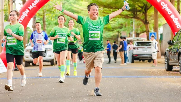 Giải chạy đã gây quỹ hơn 85 triệu đồng ủng hộ xóa nhà tạm, nhà dột nát tại thành phố Buôn Ma Thuột.