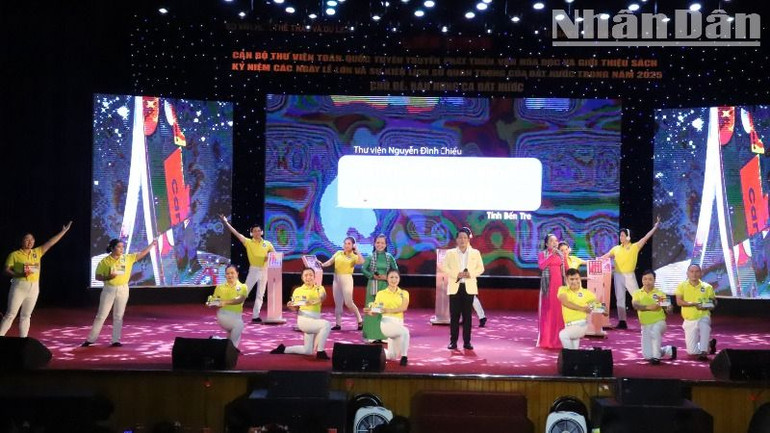 Phần giới thiệu về sách của Thư viện Nguyễn Đình Chiểu, tỉnh Bến Tre.