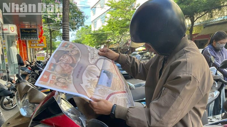 Một bạn đọc với phụ san đặc biệt của Báo Nhân Dân kỷ niệm 50 năm Ngày giải phóng miền nam, thống nhất đất nước.