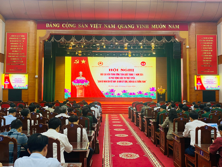 Quang cảnh hội nghị.