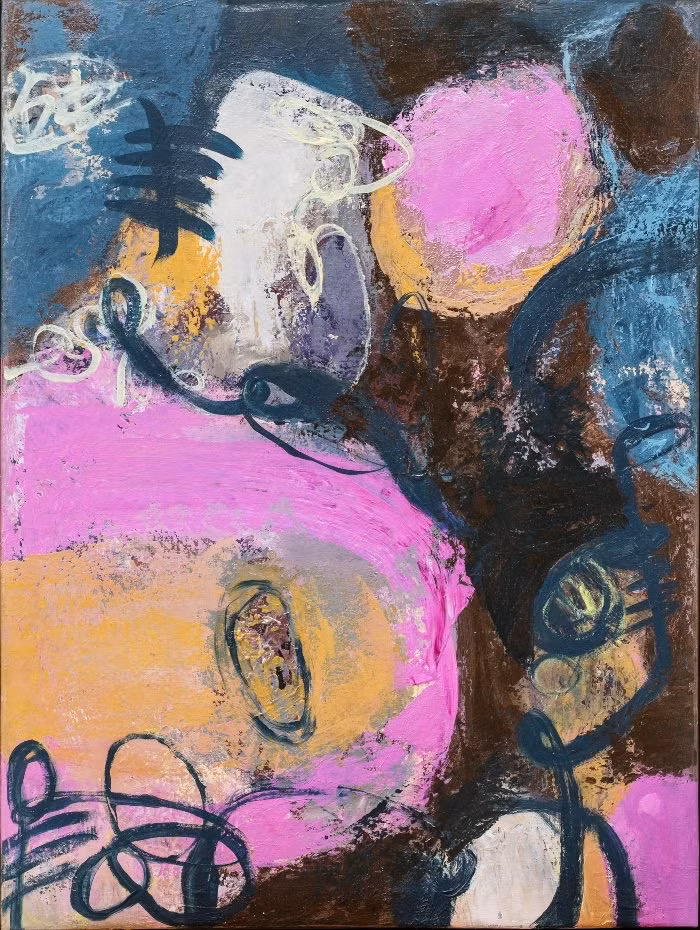 Vocal 3 - Acrylic trên toan - Tranh Phan Minh Châu