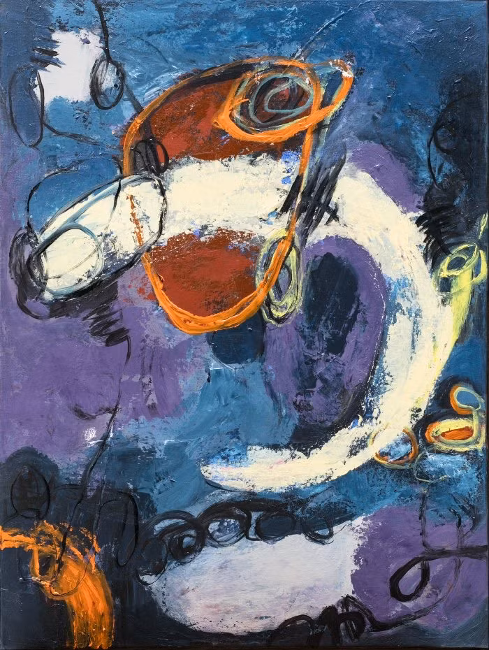 Vocal 5 - Acrylic trên toan - Tranh Phan Minh Châu