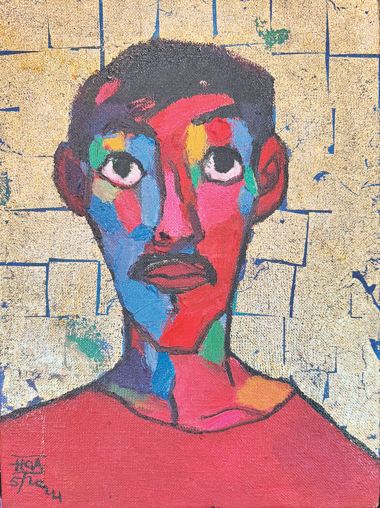 Họa sỹ Đặng Xuân Hòa - Chân dung tự họa Họa sỹ Đặng Xuân Hòa - Chân dung tự họa