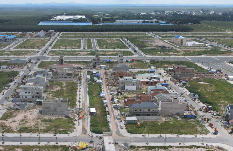 Khu tái định cư Lộc An-Bình Sơn.