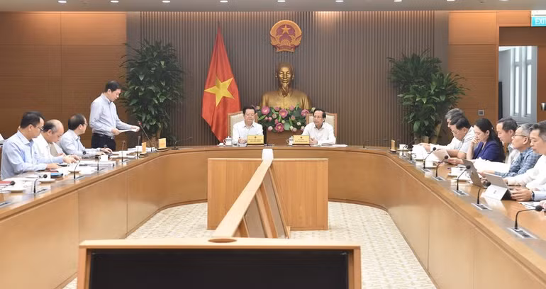 Quang cảnh cuộc họp. Ảnh: VGP/Giang Thanh