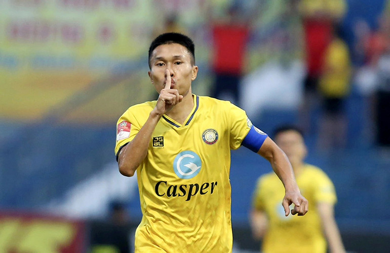 Đội trưởng của CLB Thanh Hóa. (Ảnh: Minh Tú)