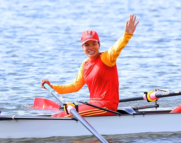 Phạm Thị Huệ bền bỉ thực hiện giấc mơ tham dự Thế vận hội. (Ảnh trong bài: TTVN)