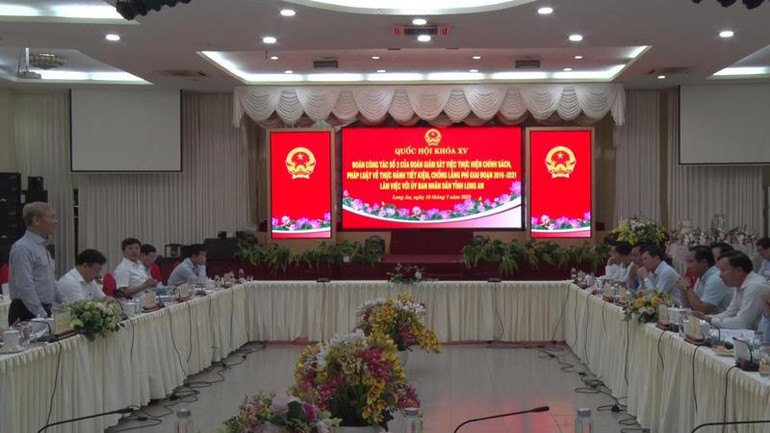 Quốc hội giám sát thực hành tiết kiệm, chống lãng phí tại Long An ảnh 1 Quốc hội giám sát thực hành tiết kiệm, chống lãng phí tại Long An ảnh 1