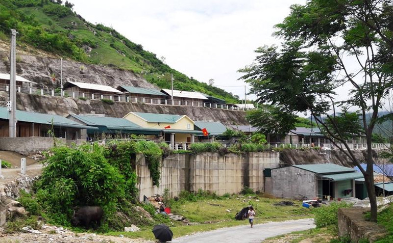 Khu tái định cư Nà Ón, xã Trung Lý, huyện Mường Lát, tỉnh Thanh Hóa.