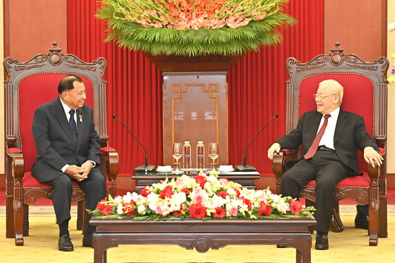 Chuyến thăm Việt Nam của Chủ tịch Thượng viện Vương quốc Campuchia Samdech Say Chhum góp phần tăng cường quan hệ láng giềng tốt đẹp, hữu nghị truyền thống, hợp tác toàn diện, bền vững lâu dài giữa hai nước.