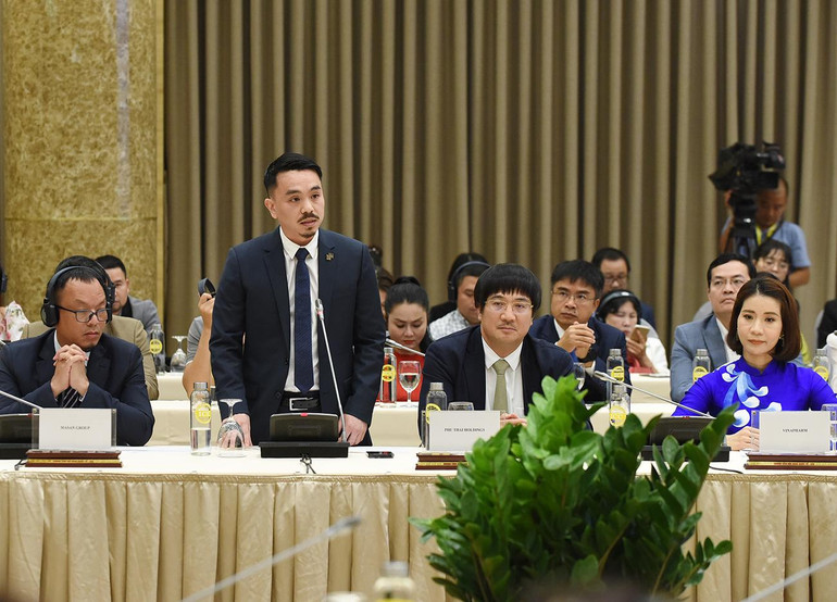 Ông Danny Le, Tổng Giám đốc Công ty cổ phần Tập đoàn Masan phát biểu tại hội nghị.