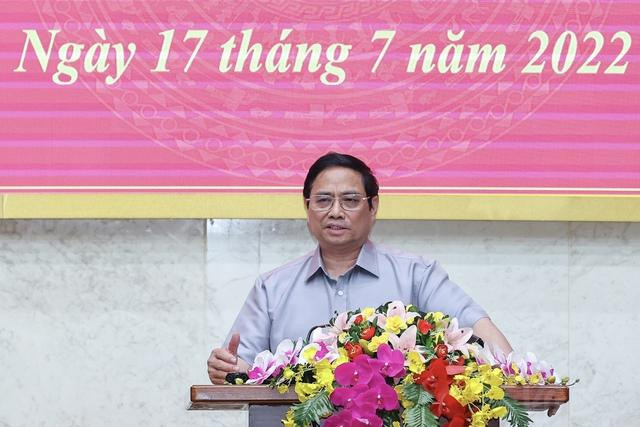 Thủ tướng Phạm Minh Chính phát biểu tại buổi làm việc.