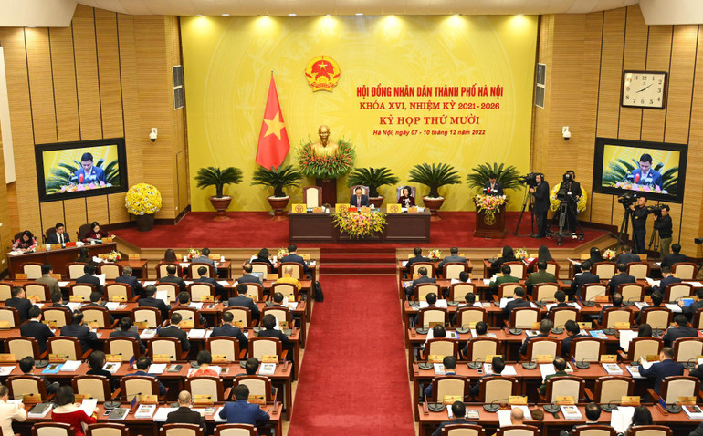 Kỳ họp thứ 10 Hội đồng nhân dân thành phố Hà Nội diễn ra từ ngày 7 đến 10/12; dự kiến xem xét 44 nội dung, gồm 22 báo cáo và 22 nghị quyết. Kỳ họp thứ 10 Hội đồng nhân dân thành phố Hà Nội diễn ra từ ngày 7 đến 10/12; dự kiến xem xét 44 nội dung, gồm 22 báo cáo và 22 nghị quyết.