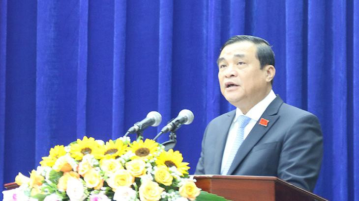 Bí thư Tỉnh ủy Phan Việt Cường phát biểu khai mạc kỳ họp. Bí thư Tỉnh ủy Phan Việt Cường phát biểu khai mạc kỳ họp.