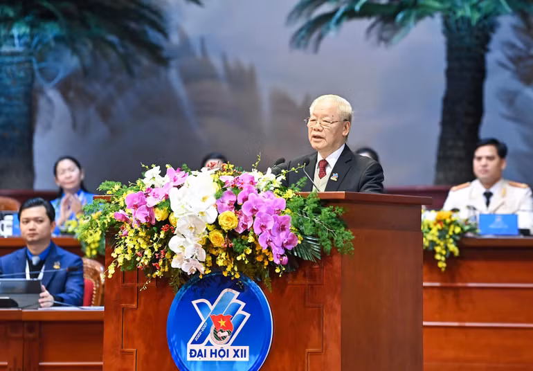 Tổng Bí thư Nguyễn Phú Trọng phát biểu chỉ đạo đại hội. Tổng Bí thư Nguyễn Phú Trọng phát biểu chỉ đạo đại hội.