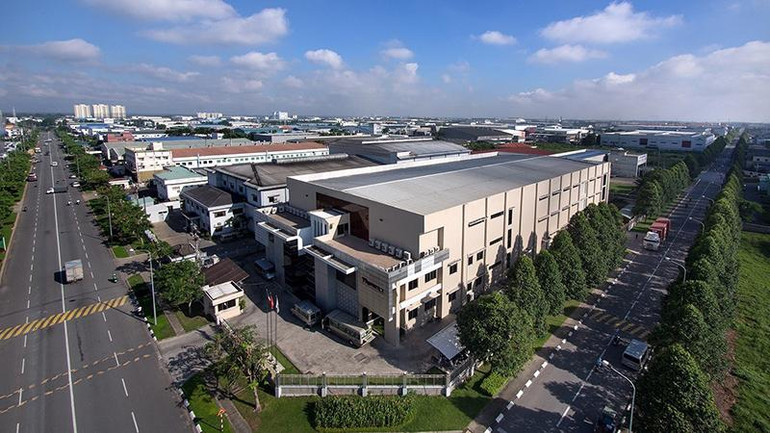 Nhà máy trong KCN VSIP 2 tại Bình Dương.