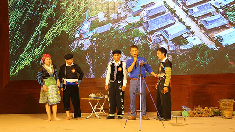 Một số tiết mục sân khấu hóa tại hội thi.