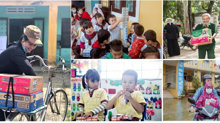 Những món quà nghĩa tình đã phần nào san sẻ khó khăn của người dân các vùng bị ảnh hưởng nặng do lũ lụt.