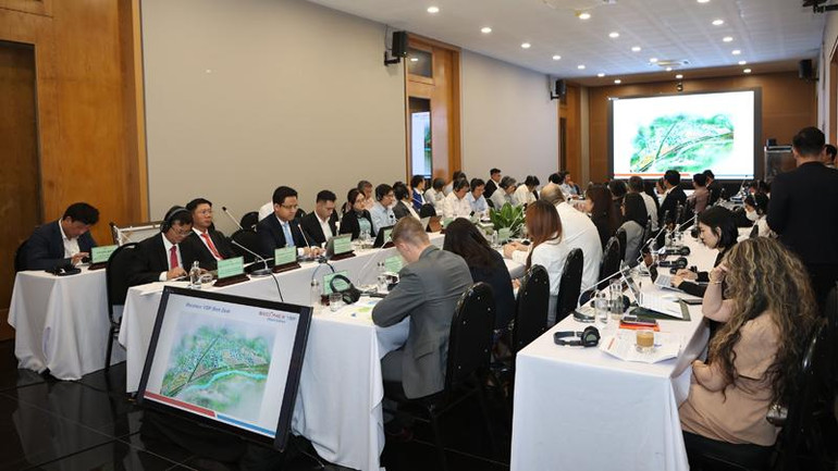 Toàn cảnh điểm cầu tại Bình Định.