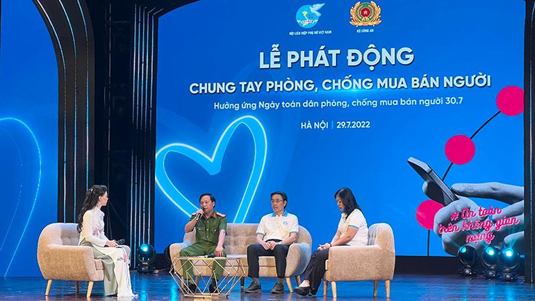 Tọa đàm về công tác phòng, chống mua bán người. Tọa đàm về công tác phòng, chống mua bán người.