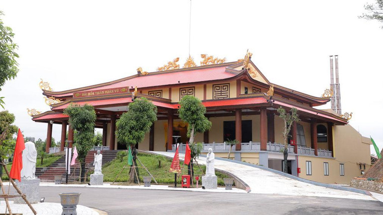 Các hạng mục công trình tâm linh hỏa táng Phúc Lạc Viên - Đài hóa thân hoàn vũ Huế.