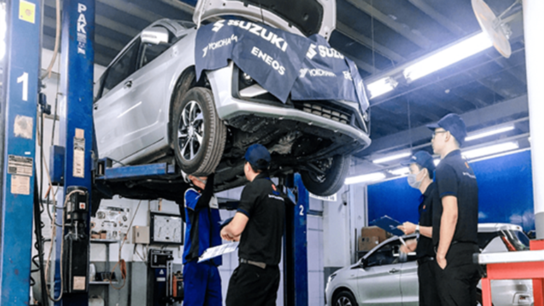 Suzuki liên tục tổ chức các khóa đào tạo nâng cao chất lượng nhân sự đạt chứng chỉ do Suzuki Nhật Bản cấp.