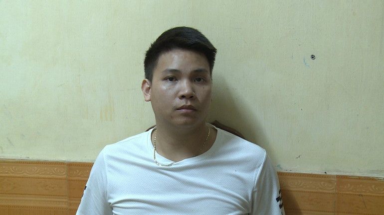 Đối tượng Bùi Hữu Điều. (Ảnh: Công an tỉnh Thái Bình cung cấp)