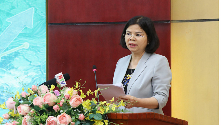 Chủ tịch Ủy ban nhân dân tỉnh Bắc Ninh Nguyễn Hương Giang kết luận hội nghị.