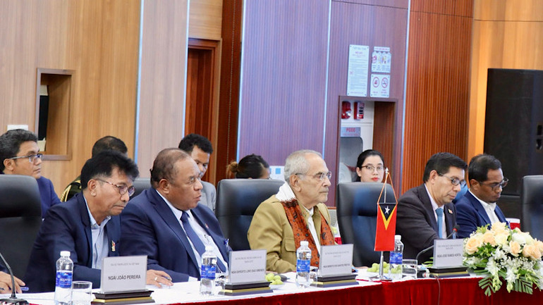 Tổng thống Timor Leste Jose Ramos-Horta và Phái đoàn.