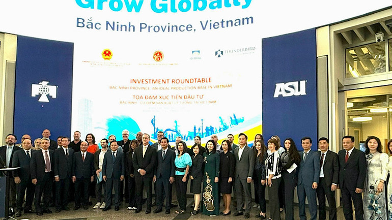 Tọa đàm "Bắc Ninh - Cứ điểm sản xuất lý tưởng tại Việt Nam” đã thu hút hơn 100 doanh nghiệp Hoa Kỳ và một số doanh nghiệp quốc tế tham gia.