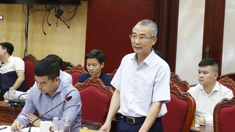 Đại diện các doanh nghiệp phát biểu tại hội nghị.