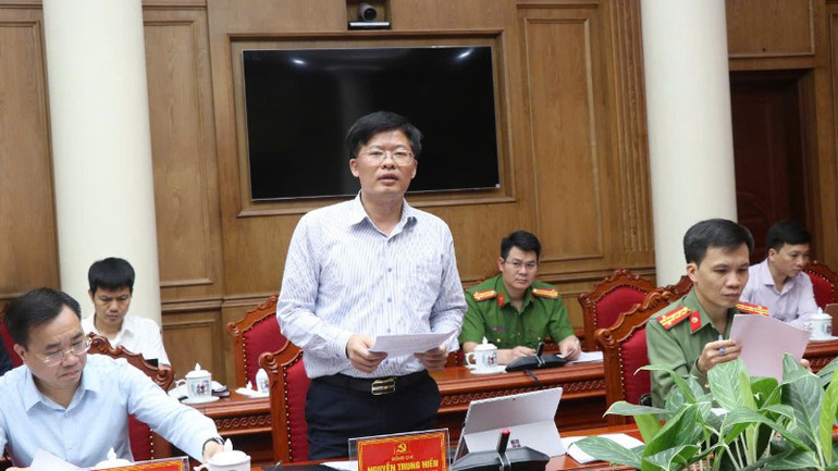 Lãnh đạo Sở Khoa học và Công nghệ báo cáo kết quả triển khai Nghị quyết 57-NQ/TW. Lãnh đạo Sở Khoa học và Công nghệ báo cáo kết quả triển khai Nghị quyết 57-NQ/TW.