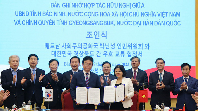 Cam kết đồng hành cùng doanh nghiệp, Bắc Ninh là ''điểm đến'' của nhiều nhà đầu tư.