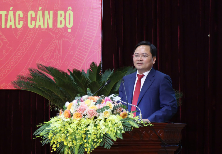 Bí thư Tỉnh ủy Bắc Ninh Nguyễn Anh Tuấn phát biểu. Bí thư Tỉnh ủy Bắc Ninh Nguyễn Anh Tuấn phát biểu.