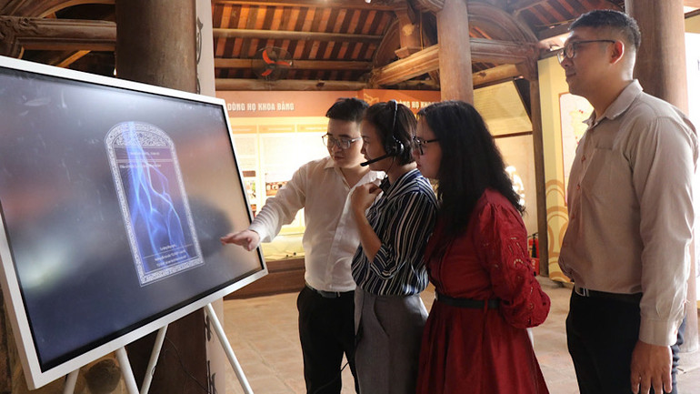 Công nghệ thực tế ảo, trí tuệ nhân tạo AI là một nét độc đáo tại triển lãm lần này.