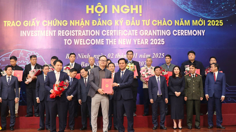 Năm 2024, Bắc Ninh dẫn đầu cả nước về thu hút vốn đầu tư nước ngoài.