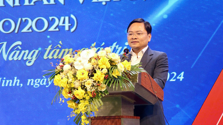 Đồng chí Bí thư Tỉnh uỷ Bắc Ninh Nguyễn Anh Tuấn gửi lời chúc mừng các doanh nghiệp, doanh nhân trên địa bàn Bắc Ninh nhân Ngày Doanh nhân Việt Nam.