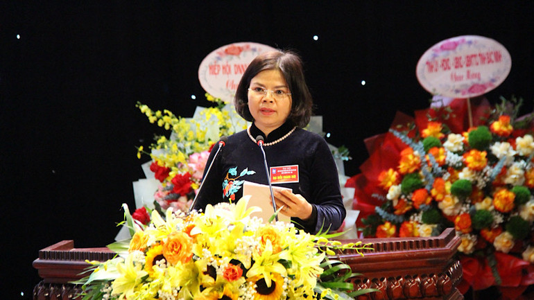 Chủ tịch Ủy ban nhân dân tỉnh Bắc Ninh phát biểu tại Đại hội.
