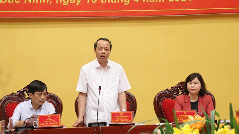 Chủ tịch Hội đồng nhân dân tỉnh Bắc Ninh kết luận tại hội nghị.